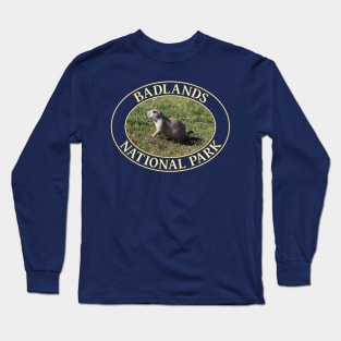 Prairie Dog at Badlands National Park in South Dakota Long Sleeve T-Shirt